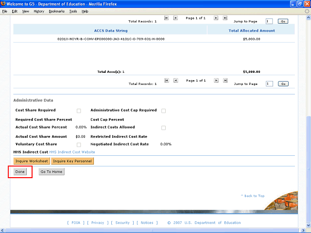 Screen image of this step