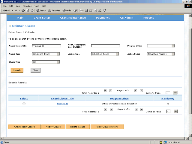 Screen image of this step