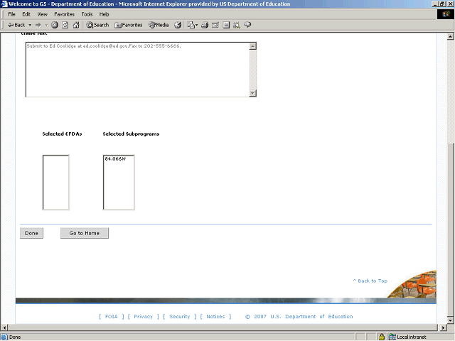 Screen image of this step