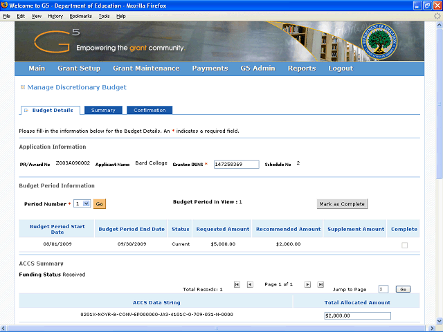Screen image of this step