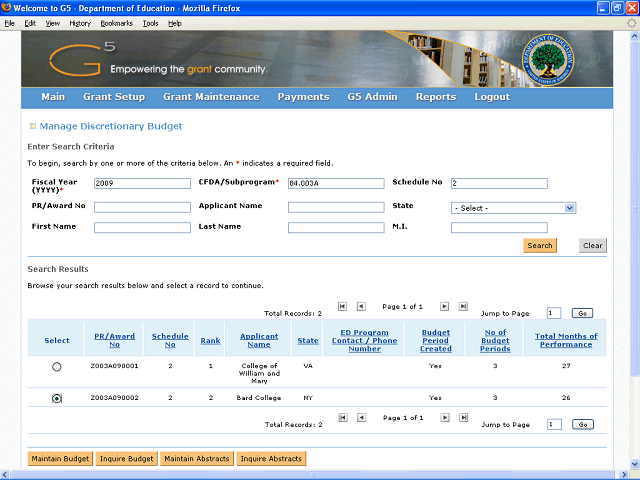 Screen image of this step