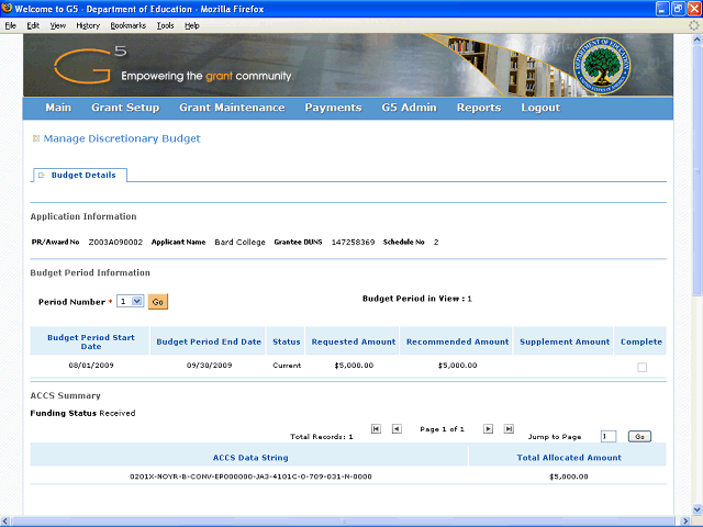 Screen image of this step