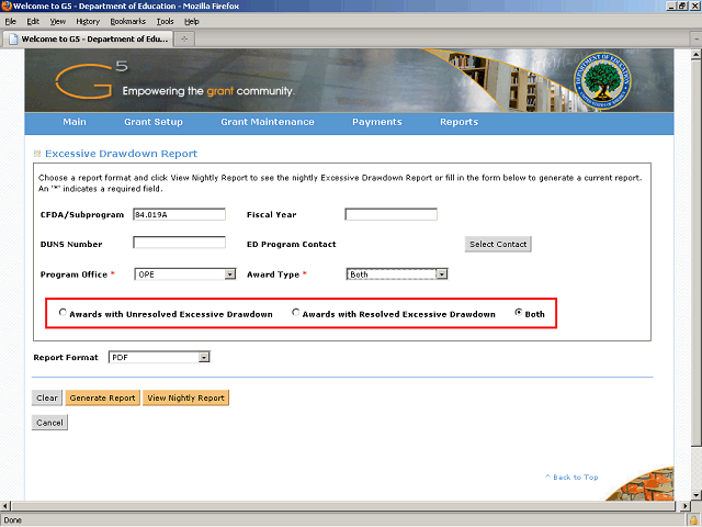 Screen image of this step