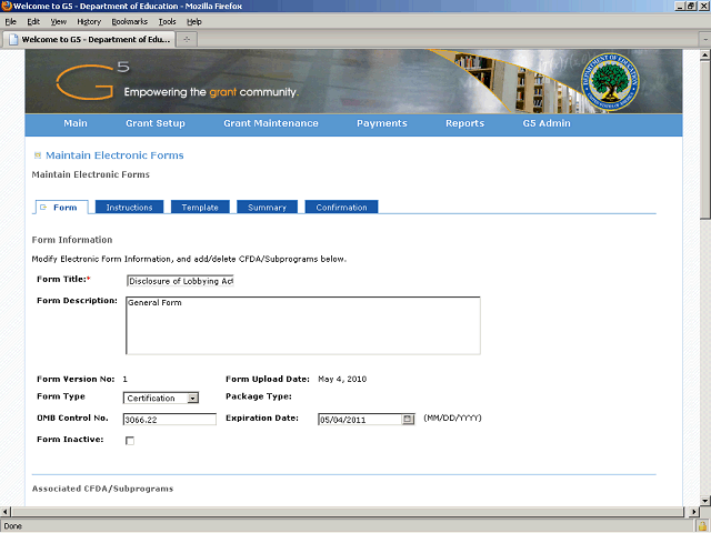 Screen image of this step