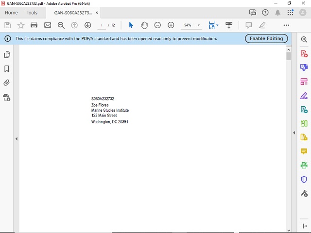 Screen image of this step