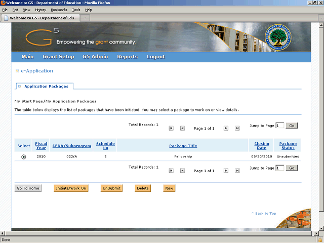 Screen image of this step