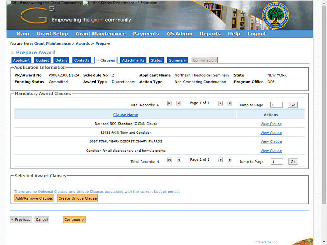 Screen image of this step