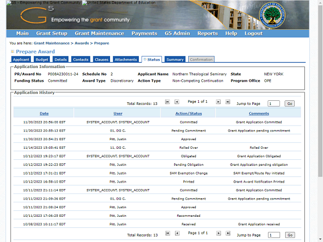 Screen image of this step
