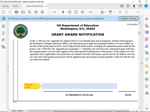 Screen image of this step