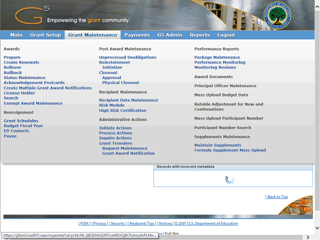 Screen image of this step