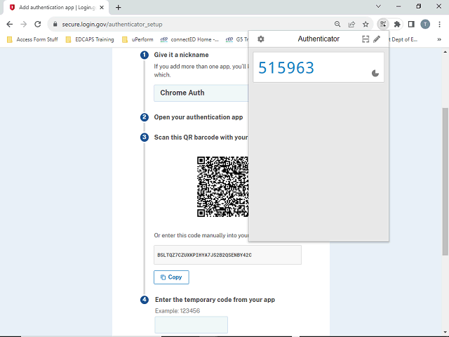 Screen image of this step