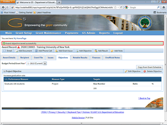 Screen image of this step