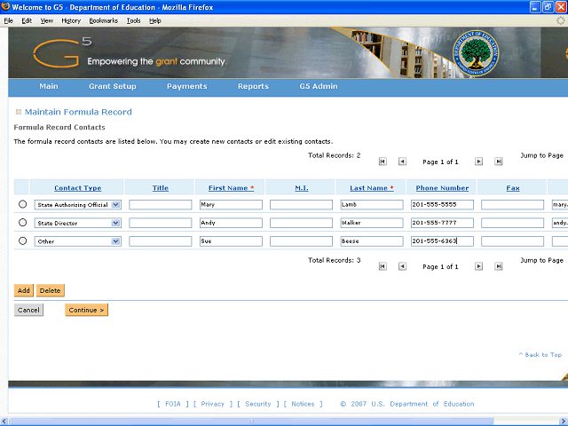 Screen image of this step