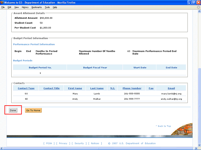 Screen image of this step
