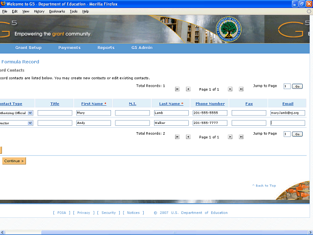 Screen image of this step