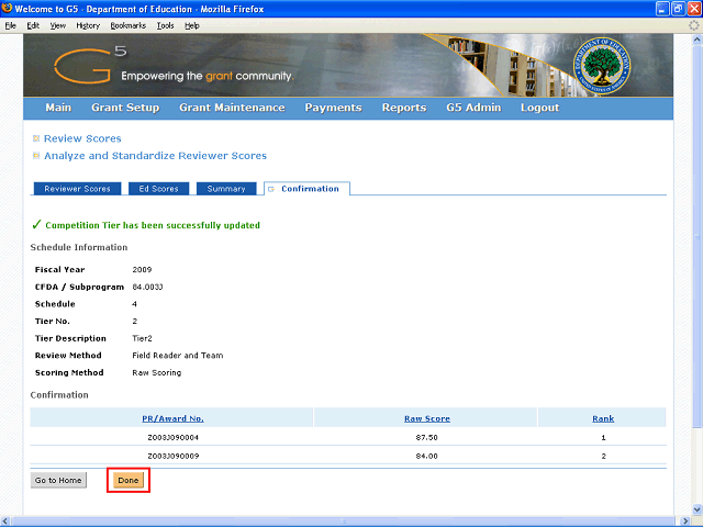 Screen image of this step
