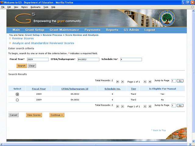 Screen image of this step