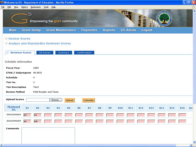 Screen image of this step