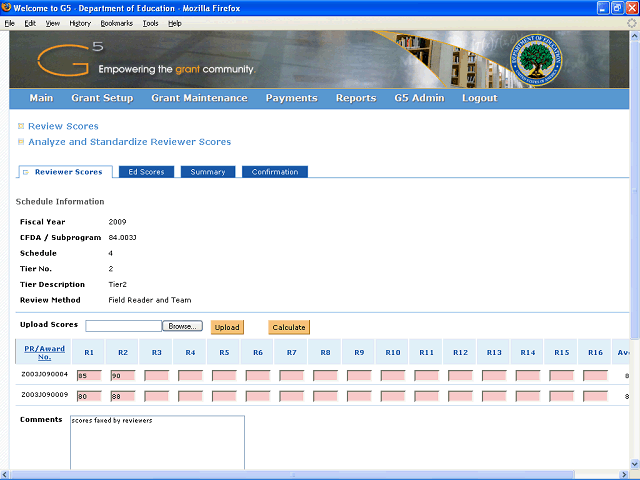 Screen image of this step