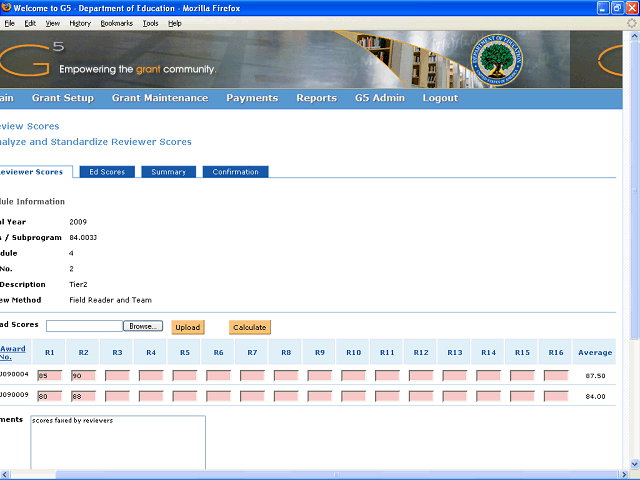 Screen image of this step