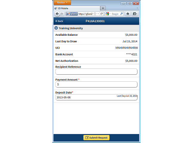Screen image of this step