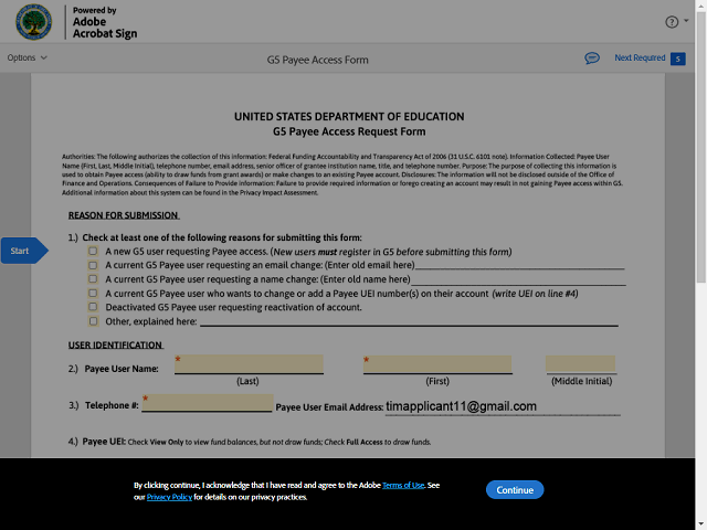 Screen image of this step