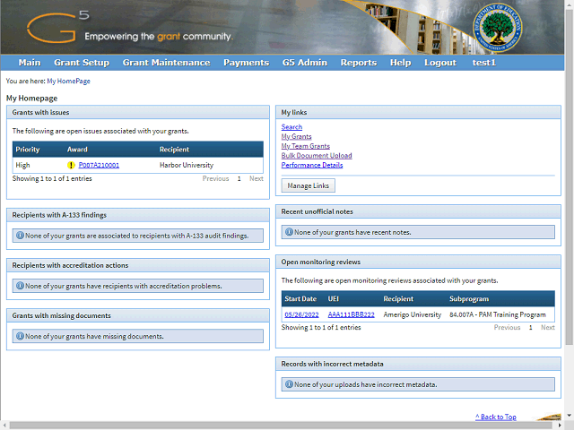 Screen image of this step
