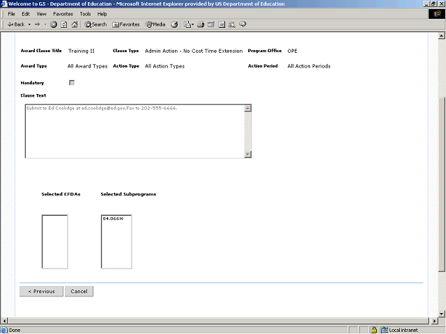Screen image of this step
