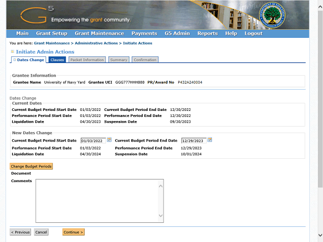 Screen image of this step