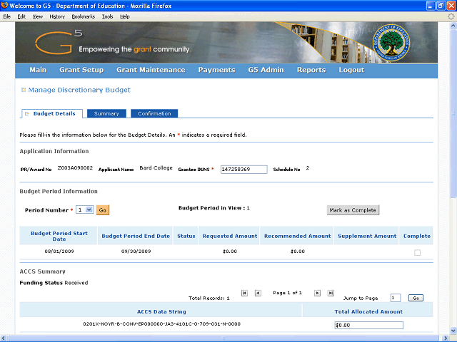 Screen image of this step