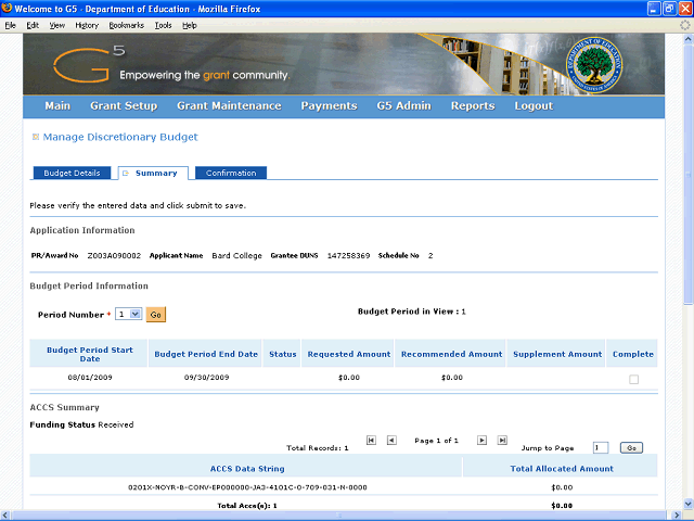 Screen image of this step