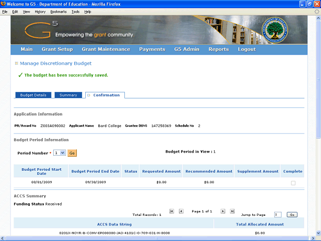 Screen image of this step