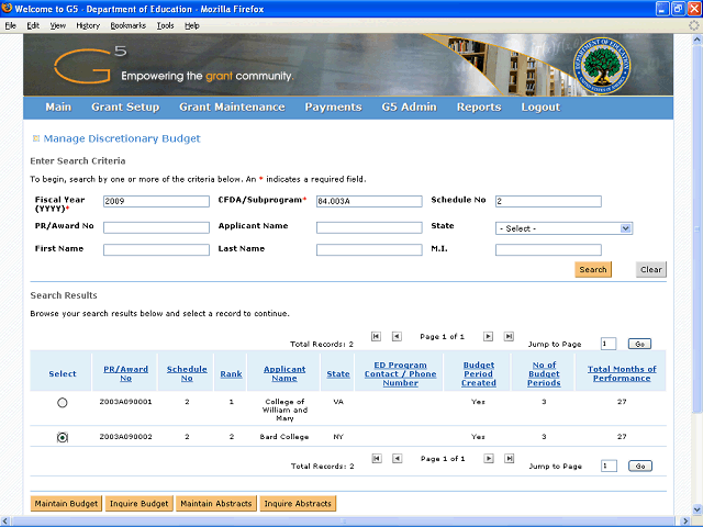 Screen image of this step