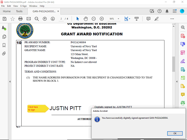 Screen image of this step