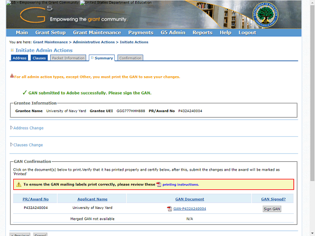 Screen image of this step