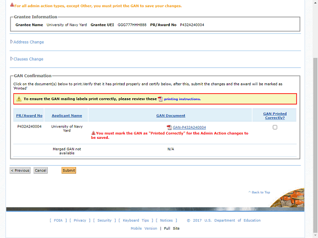 Screen image of this step