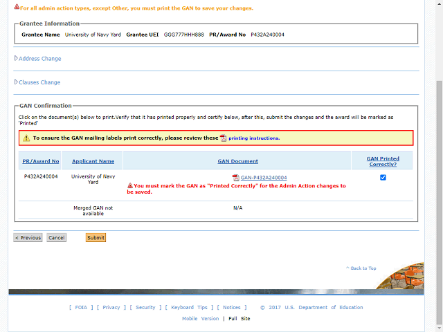 Screen image of this step