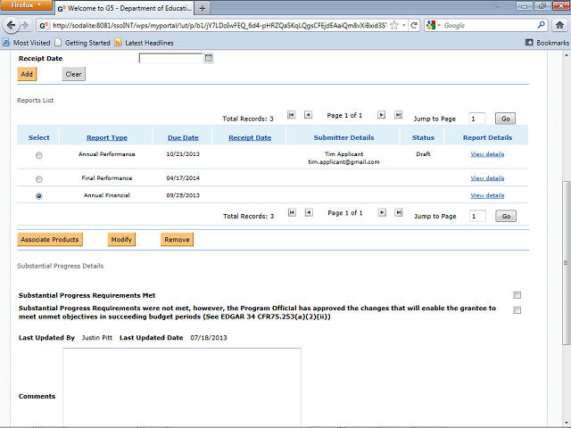 Screen image of this step