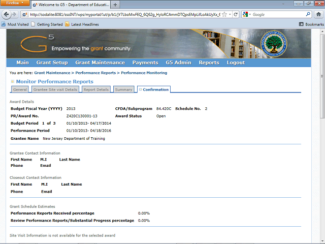Screen image of this step