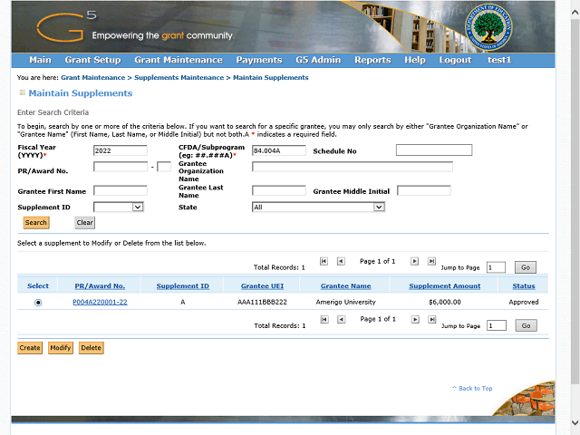 Screen image of this step