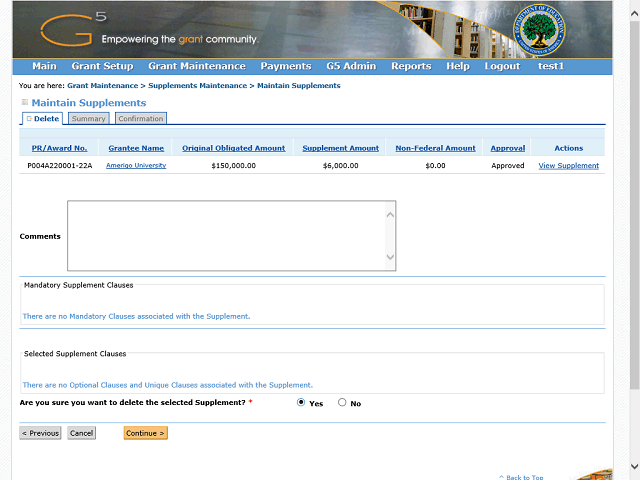 Screen image of this step