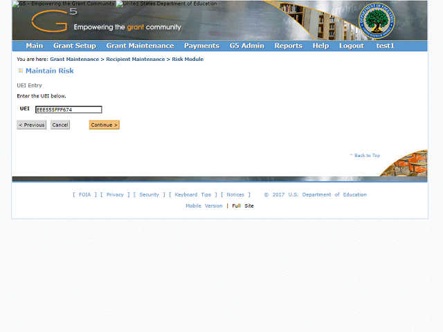 Screen image of this step