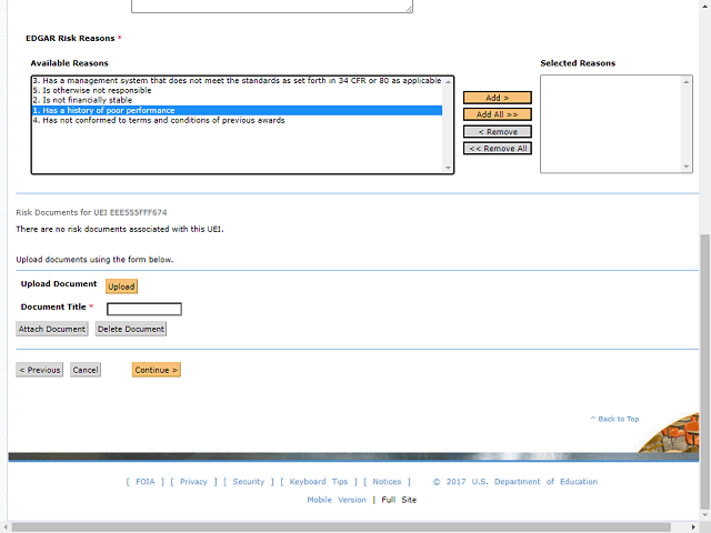Screen image of this step