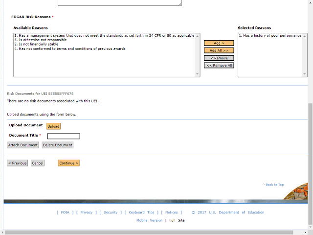 Screen image of this step