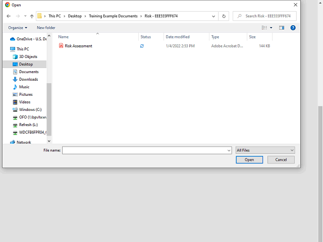 Screen image of this step