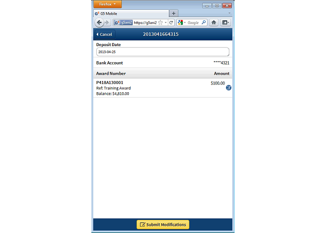Screen image of this step
