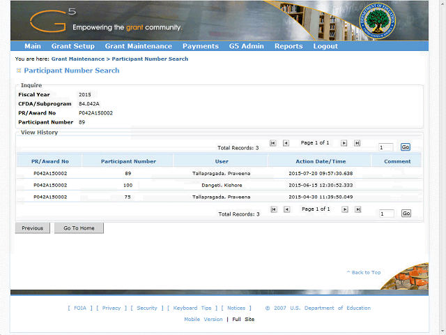 Screen image of this step