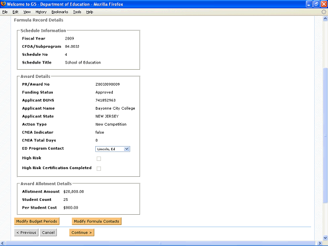 Screen image of this step