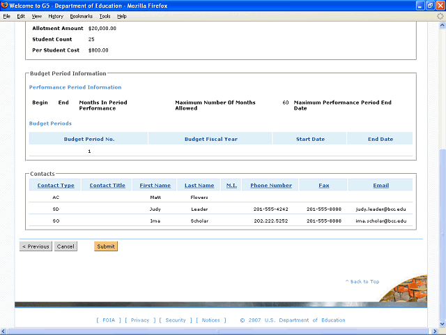 Screen image of this step