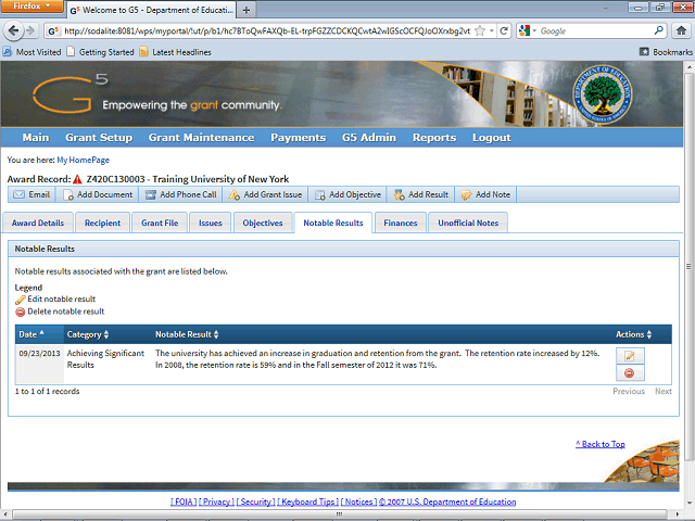 Screen image of this step